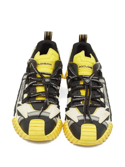 Pre-owned Dolce & Gabbana Ns1 Lace-up Sneakers In Black