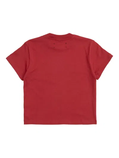Amiri Rhinestone Graphic T-shirt In Red