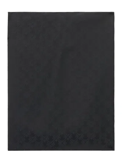 Roberto Cavalli Patterned Scarf In Black