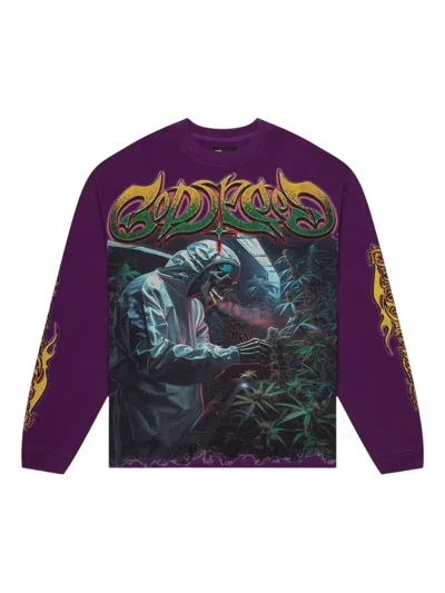 Godspeed Indoor Vvs Ls Long-sleeved T-shirt In Purple
