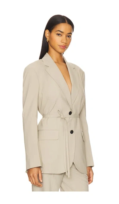 Eaves Siya Belted Blazer In Black