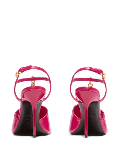Balmain 95mm Sync Pointed-toe Sandals In Pink