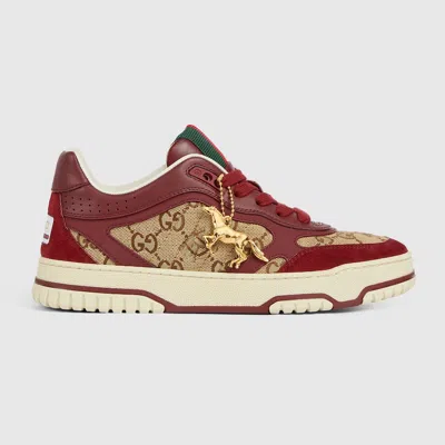 Gucci Women's  Re-web Sneaker In Burgundy