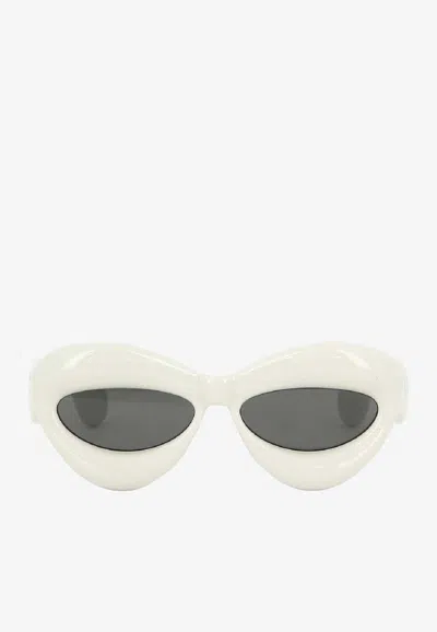 Loewe Inflated Cat-eye Sunglasses In Gray