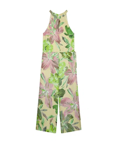 Dries Van Noten Printed Jumpsuit In Green