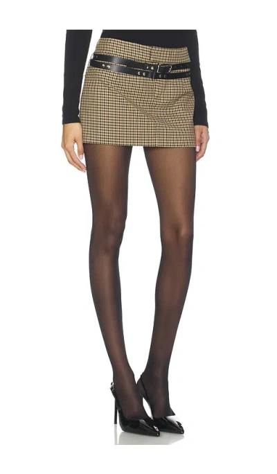 Aniye By Lexa Belt Skirt In Brown