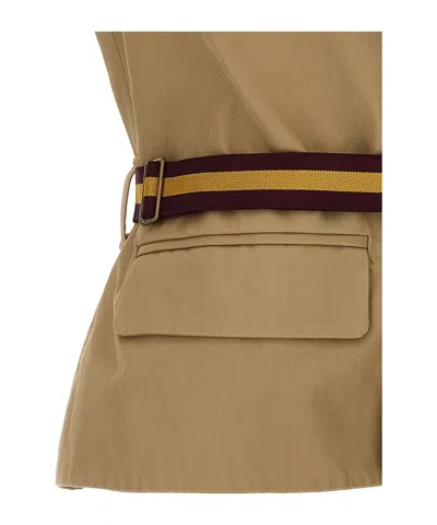 Dries Van Noten Adjustable Vest In Brown