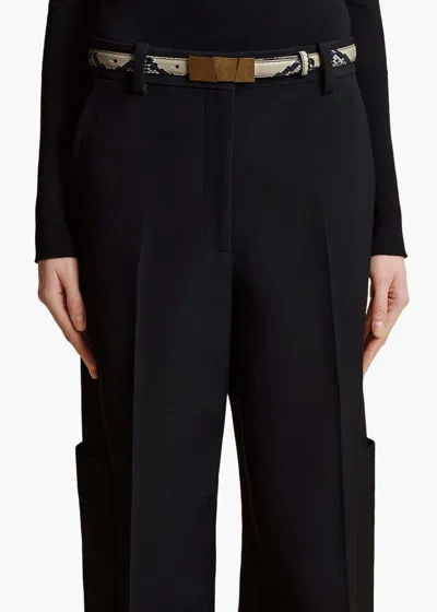 Khaite Embossed Belt In Multi