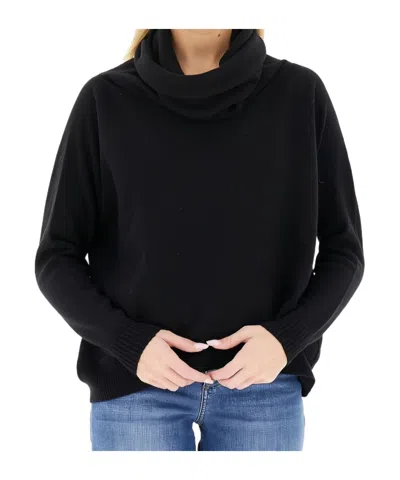 D Exterior High-neck Long-sleeved Sweater In Multi