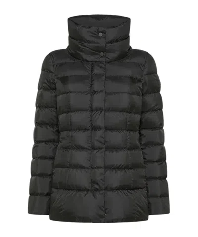 Peuterey Flagstaff Mqn 03 Funnel-neck Quilted Jacket In Black