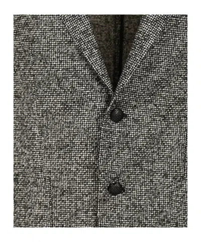 Tagliatore Montecarlo Micro Dis. Nero 56 Lana 27 Pol 17 Acr Jackets Black In Gray