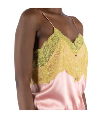 Dries Van Noten Spaghetti Strap Tank Top In Pink