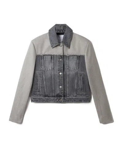 Stella Mccartney Tailored Panel Jacket Adjustable Straps Design In Gray