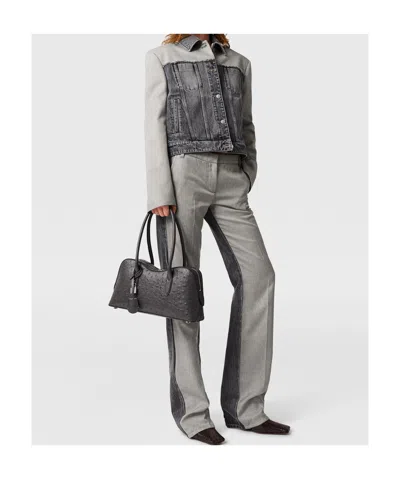 Stella Mccartney Tailored Panel Jacket Adjustable Straps Design In Gray