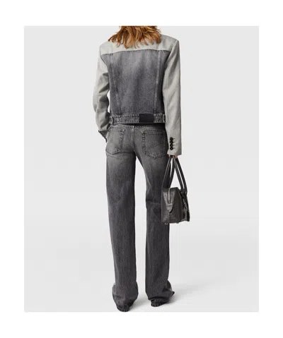 Stella Mccartney Tailored Panel Jacket Adjustable Straps Design In Gray