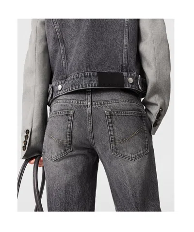 Stella Mccartney Tailored Panel Jacket Adjustable Straps Design In Gray