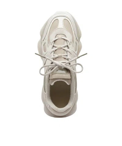 Axel Arigato Eris White Sneaker With Side Logo Lettering And Panel Design In Suede Man In Multi