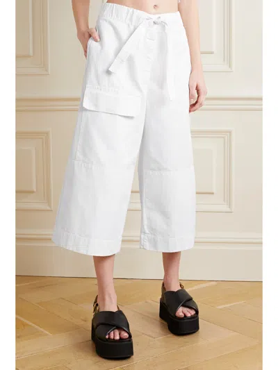 Dries Van Noten Wide-leg Casual Pants In White