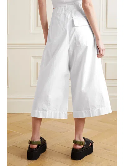 Dries Van Noten Wide-leg Casual Pants In White