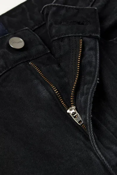 Khaite High-waisted Straight Leg Jeans In Black