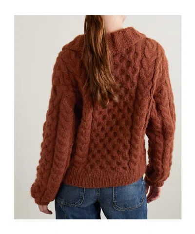 Doen Long-sleeved Knitwear In Brown