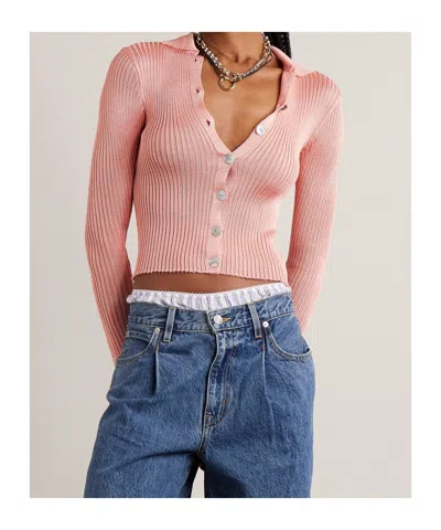 Calle Del Mar Long-sleeved Knitwear In Pink