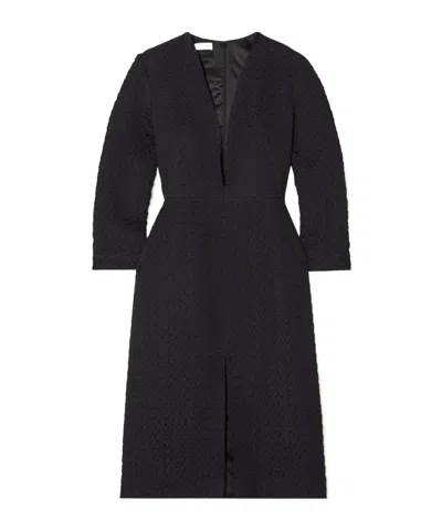 Dries Van Noten V-neck Dress In Brown