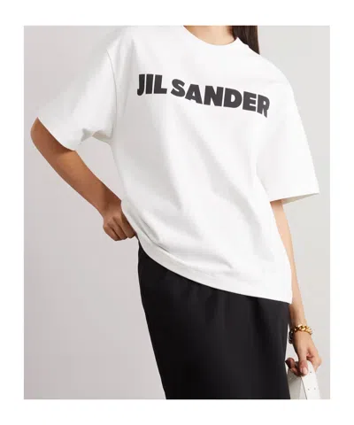 Jil Sander Short-sleeved T-shirt In White