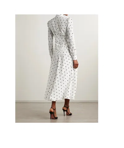 Alessandra Rich Long-sleeved Dress In White