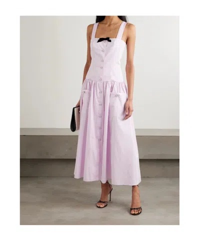 Alessandra Rich Sleeveless Dress In Pink