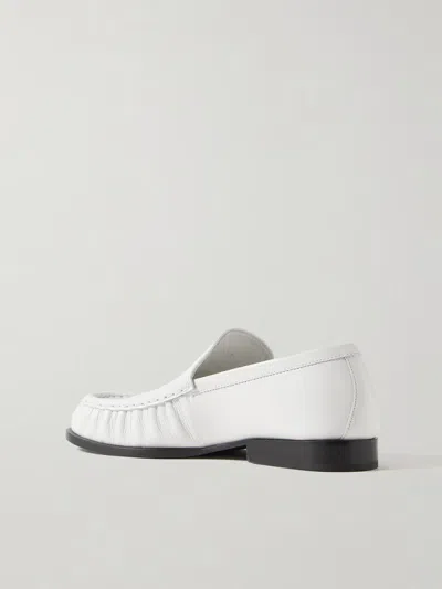 Dries Van Noten Round-toe Loafers In White