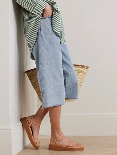 Ancient Greek Sandals Platform Sandals In Brown