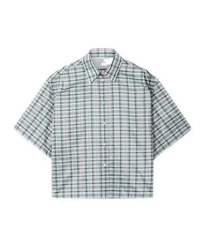 Jil Sander Checked Button-up Shirt In Multi