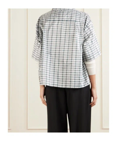 Jil Sander Checked Button-up Shirt In Multi