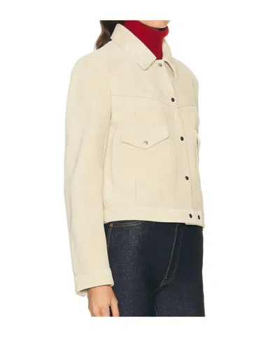 Jil Sander Long Sleeve Jacket In Neutral