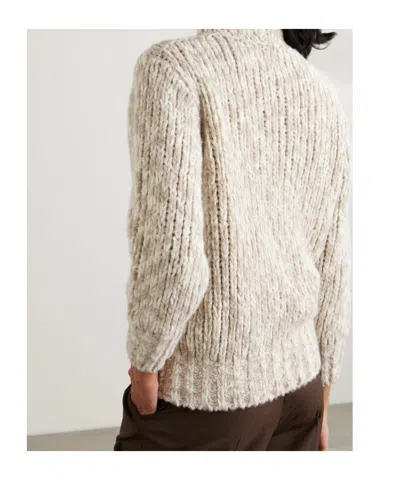 Loro Piana Crew Neck Sweater In Neutral