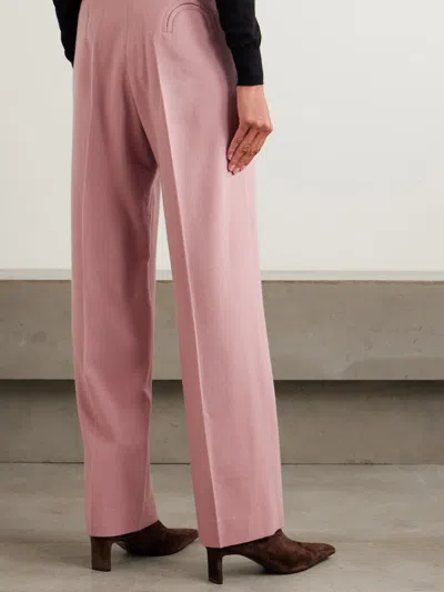 Blazé Milano Pleated Tailored Trousers In Pink