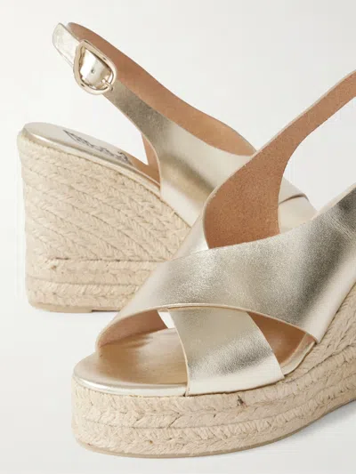 Ancient Greek Sandals Open-toe Wedge Sandals In Brown