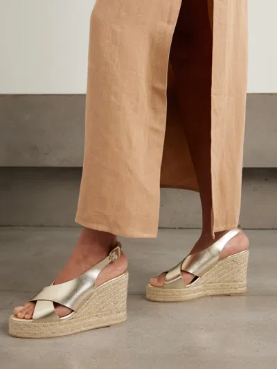 Ancient Greek Sandals Open-toe Wedge Sandals In Brown