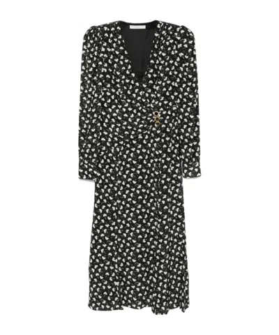 Alessandra Rich Pendant Dress In Black