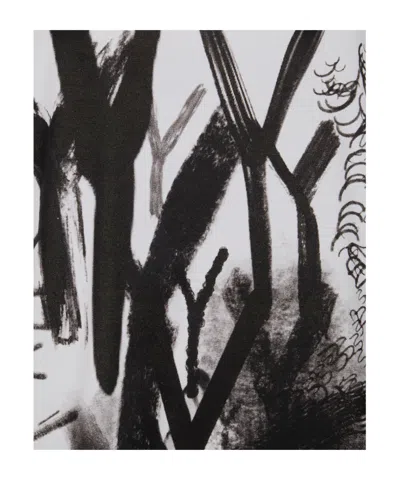 Y's Round Neck Big T-shirt In White