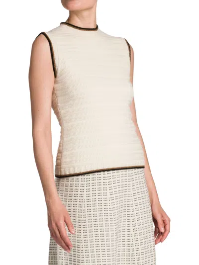 Loro Piana Sleeveless Cashmere Sweater In Brown