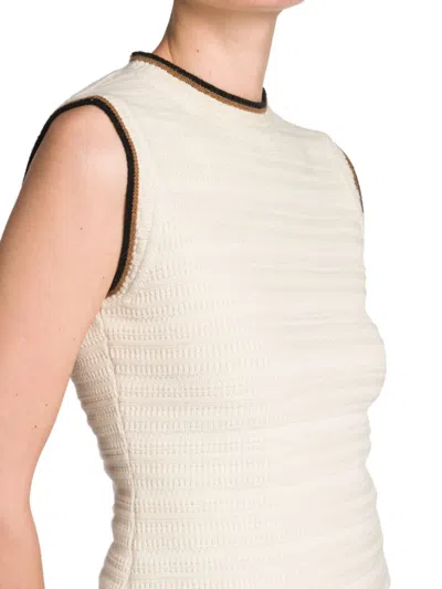 Loro Piana Sleeveless Cashmere Sweater In Brown