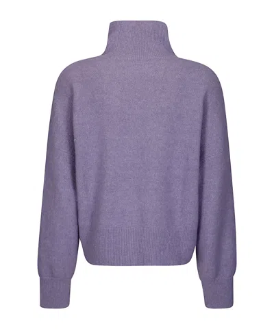 Samsoe & Samsoe Turtleneck Sweater In Purple