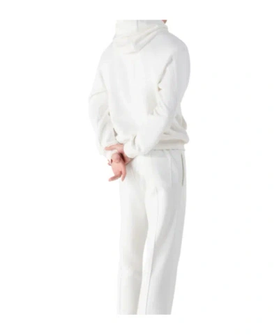 Casablanca Tennis Club Logo-print Hooded Cotton Sweatshirt In White