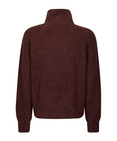 Samsoe & Samsoe Turtleneck Sweater In Red