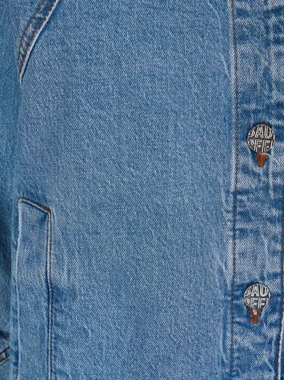 Baum Und Pferdgarten Button-down Denim Jacket In Blue