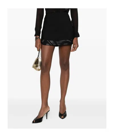 Pucci Side Zipper Midi Skirt In Black