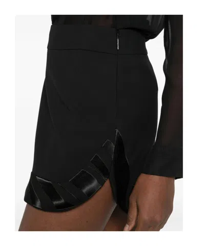 Pucci Side Zipper Midi Skirt In Black