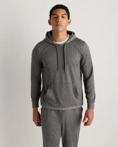 Quince Men's Flowknit Performance Hybrid Pullover Hoodie In Gray